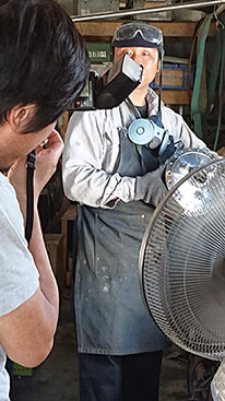 MC Classic掲載時のインタビュー風景