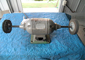 100V低速バフモーター